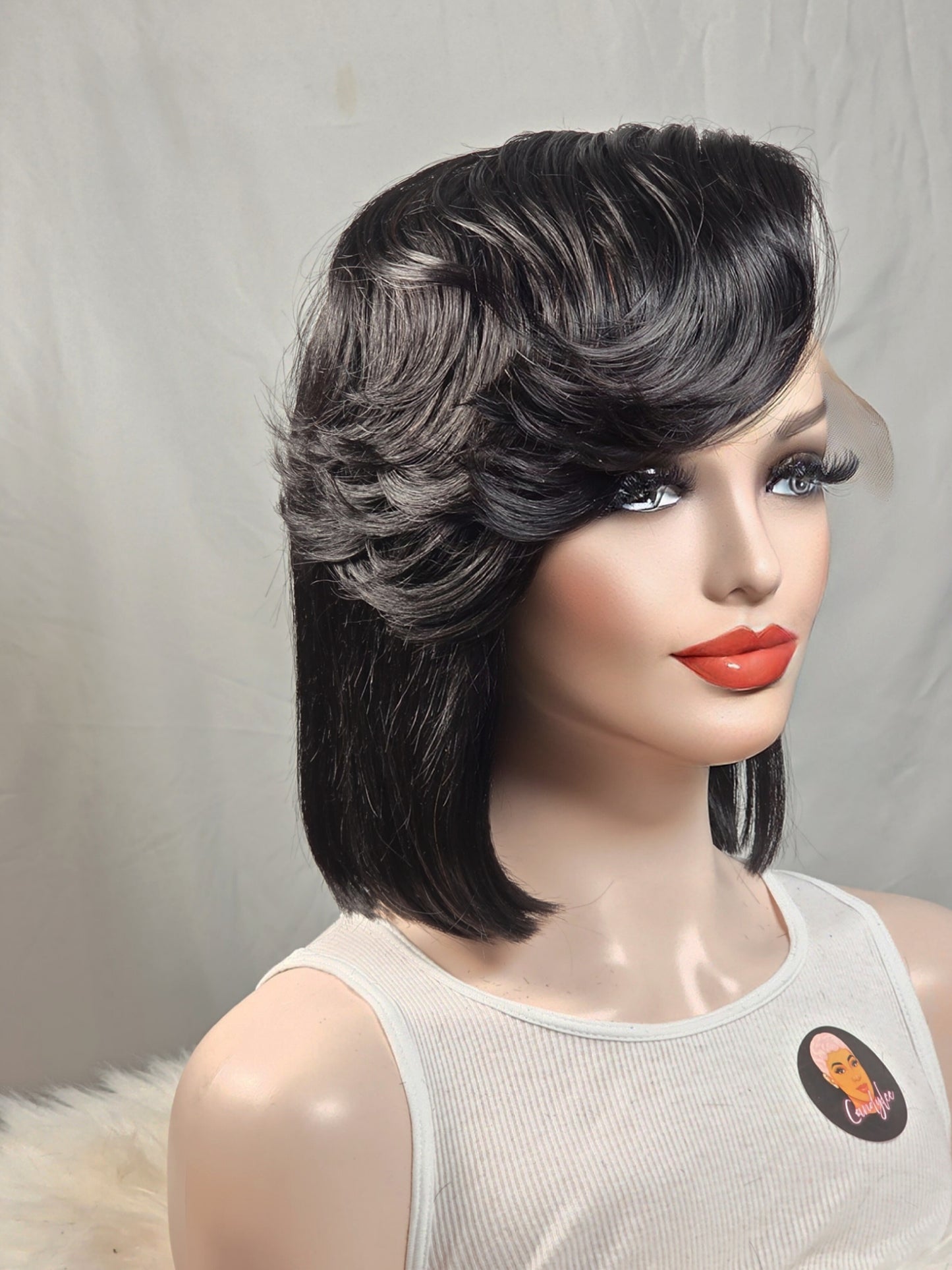 SOPHIE - Luxury side sweep bob with 5x5 closure wig