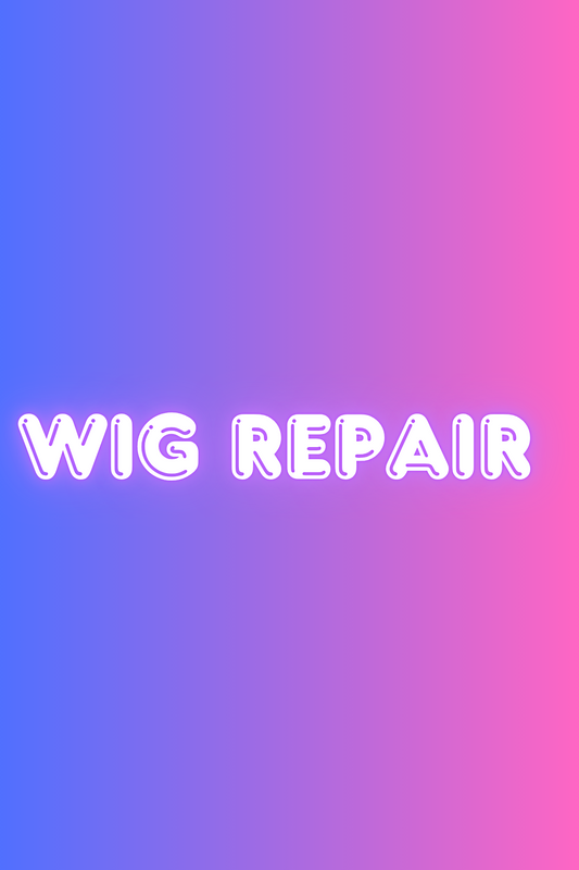 BRING YOUR WIGS TO BE REPAIRED