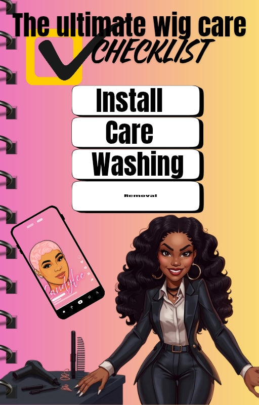 candyleehair free ebook, the ultiate wig care checklist